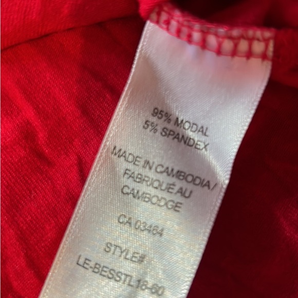 Lot of 2 ladies plain long sleeve Tops -size large - Picture 4 of 9